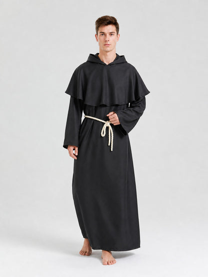 Medieval Hooded Monk Costume