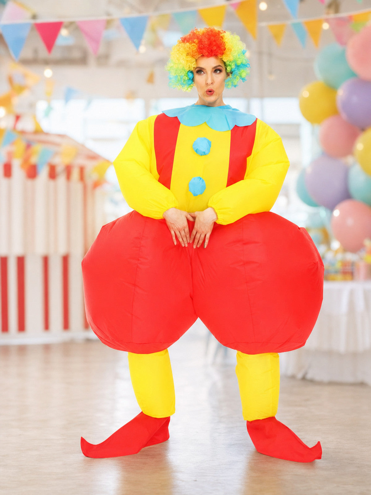 Inflatable Clown Costume for Parties and Performances