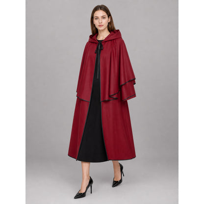Long Burgundy Hooded Costume Cape occasion guide