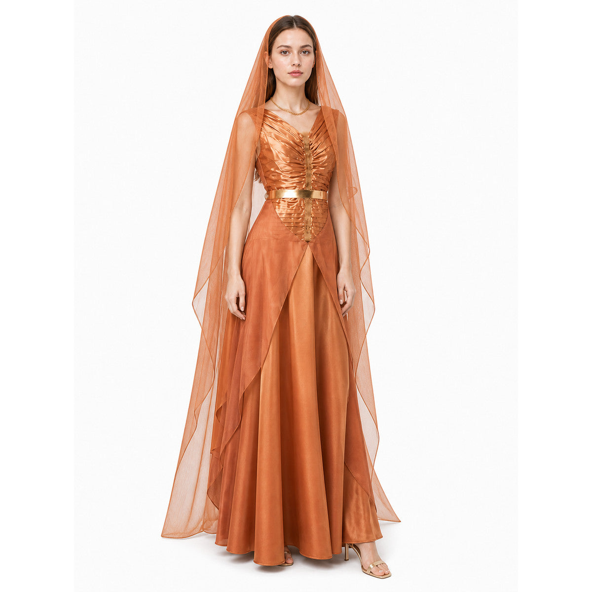 Mon Mothma Costume from Star Wars with Veil Costumes detail