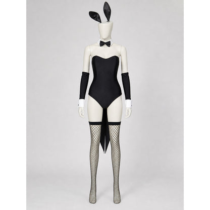 Bunny Costume with Ears, Bows, and Gloves