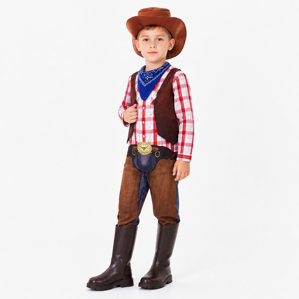 Children’s Sheriff Costume with Vest and Hat for Halloween