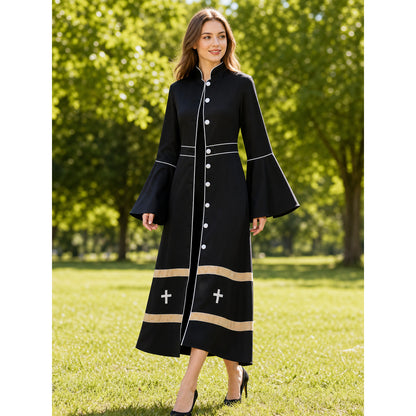Clergy Robe Costume, Long, with Crosses lifestyle