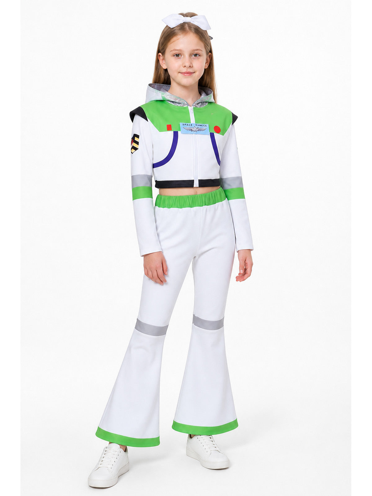 Toy Story Space Hero Costume with Hood and Flared Pants