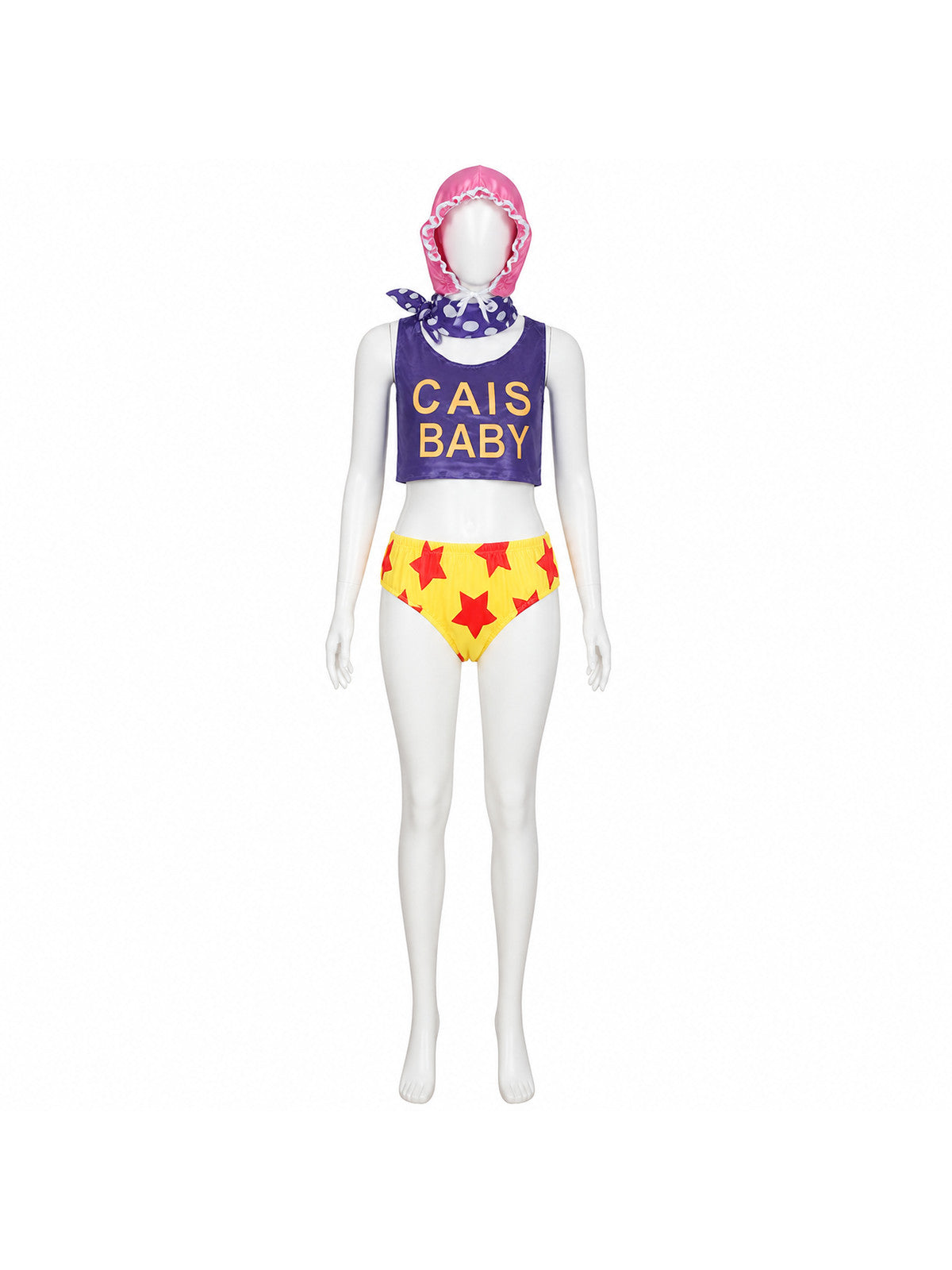 Señor Pink Cosplay Costume with Shorts and Headwear product detail