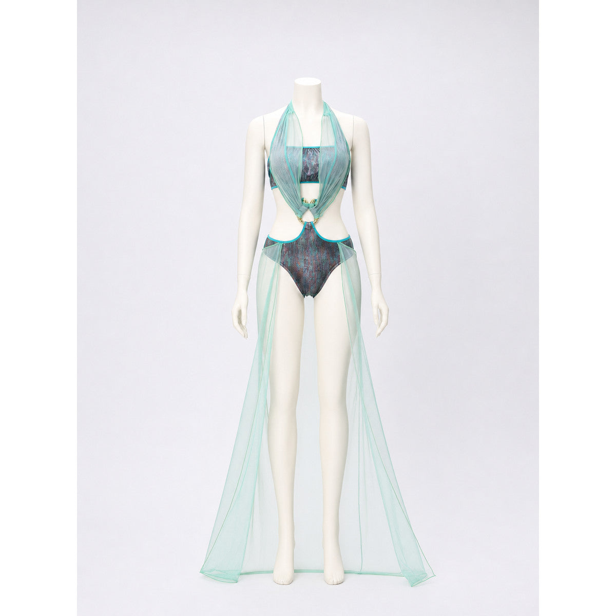 Medusa Stage Costume with Transparent Cape