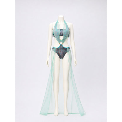 Medusa Stage Costume with Transparent Cape
