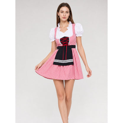 Oktoberfest-Style Carnival Dress with Apron