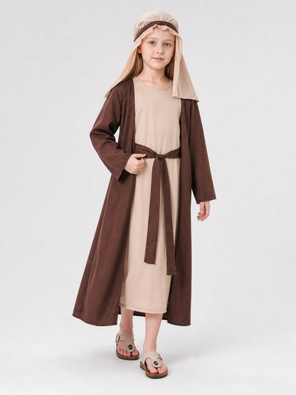 Biblical Elder Costume with Robe and Beard