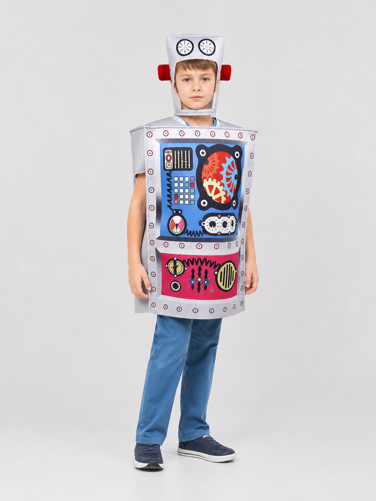 Robot Carnival Costume with Cosplay Mask