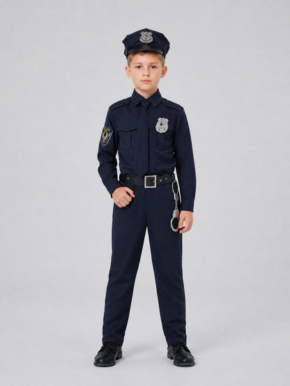 Police Costume, Jumpsuit with Accessories