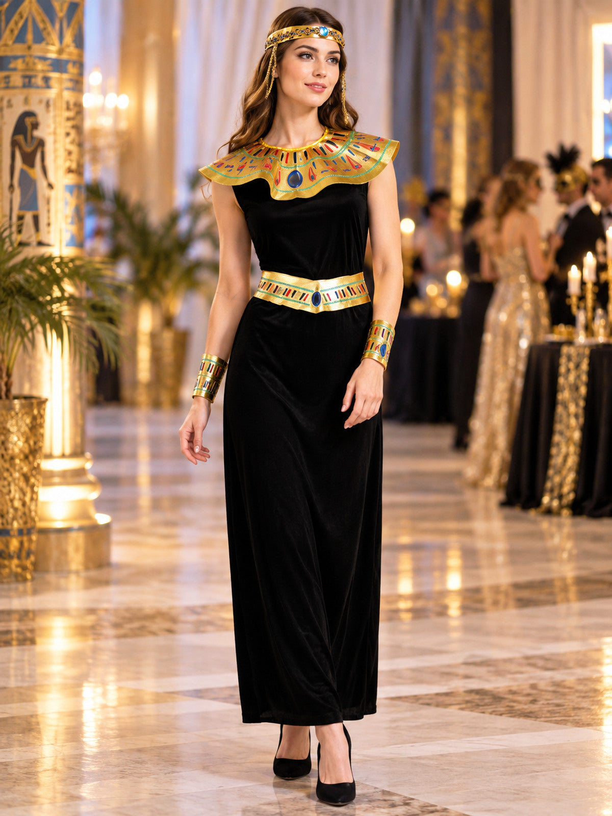 Egyptian-Style Carnival Costume, Black