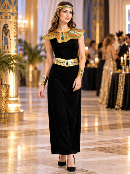 Egyptian-Style Carnival Costume, Black