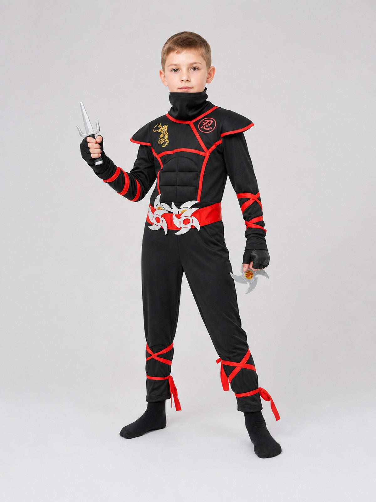Ninja Hooded Jumpsuit Cosplay Costume Costumes detail