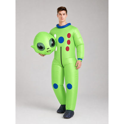 Inflatable Alien Party Costume on-model front view