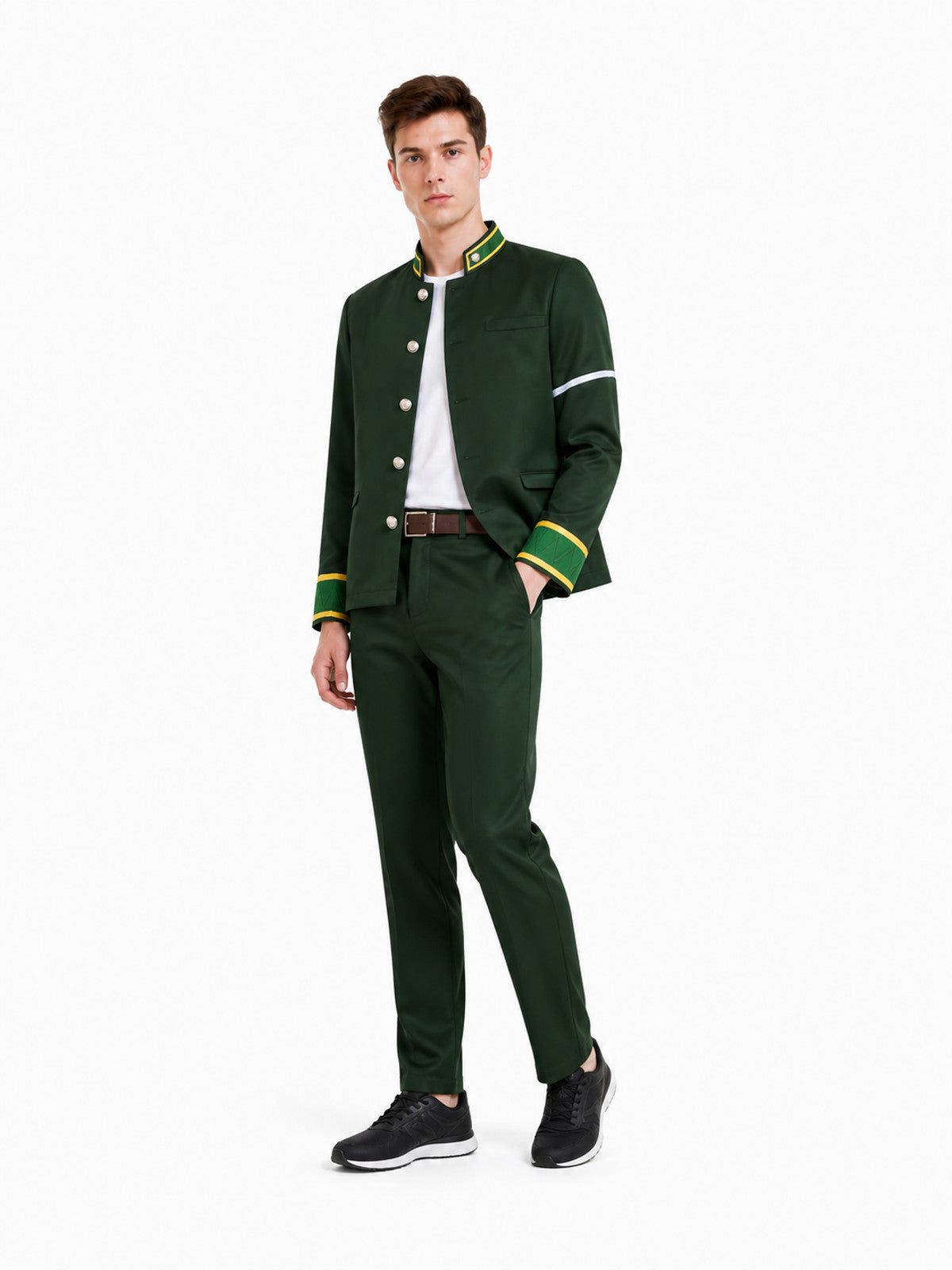 Cosplay School Uniform Costume Blazer Shirt Pants