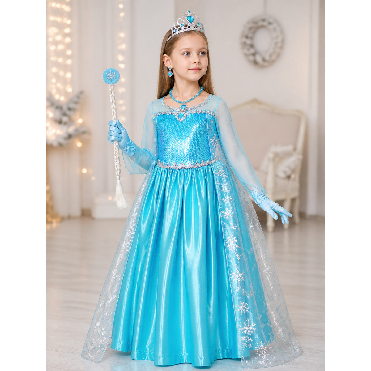 Snow Queen Costume for Halloween and Cosplay