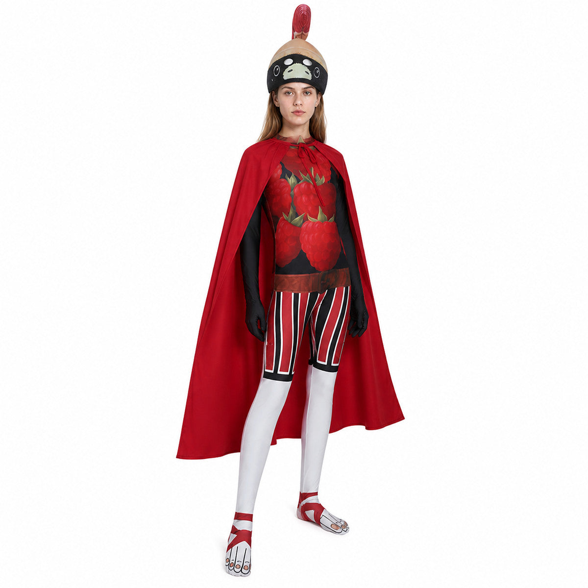 Cosplay Costume with Mask, Cape, and Print Costume Capes detail