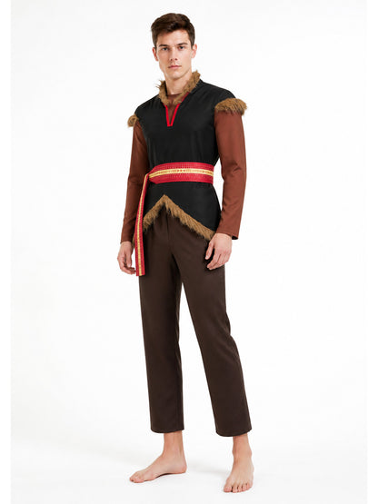 4-Piece Cosplay Costume with Vest and Belt