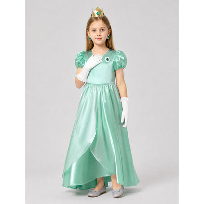 Daisy Accessories Set: Crown, Brooch, Earrings, and Gloves Costume Headwear detail