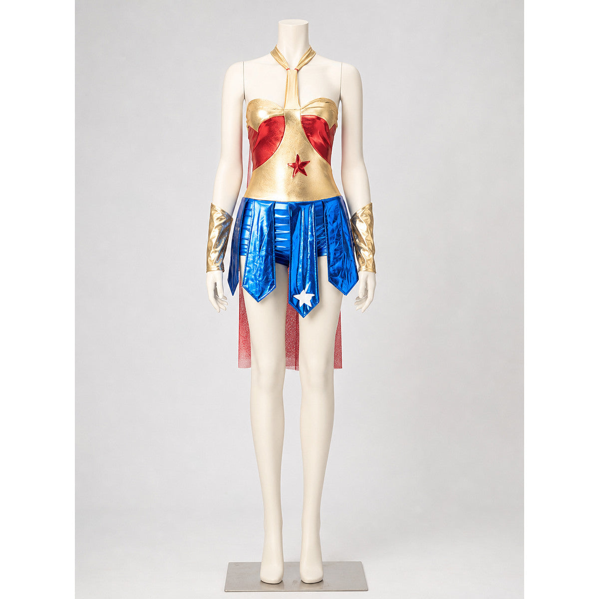 Wonder Woman-Style Superhero Costume for Cosplay