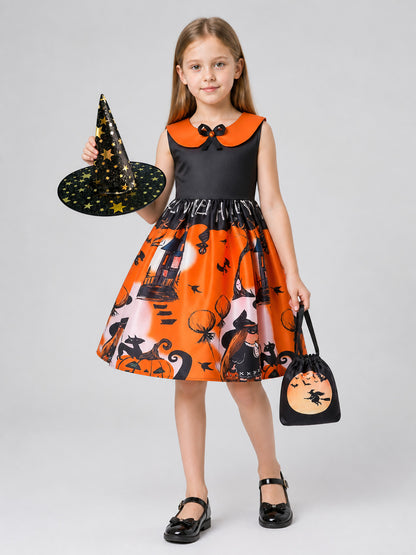 Children's Halloween Costume: Dress, Hat, and Handbag Costume Dresses detail