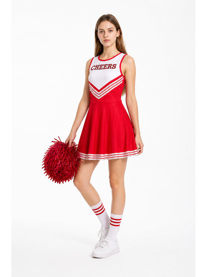 Sleeveless CHEERS Cheerleading Dress Costume Dresses detail