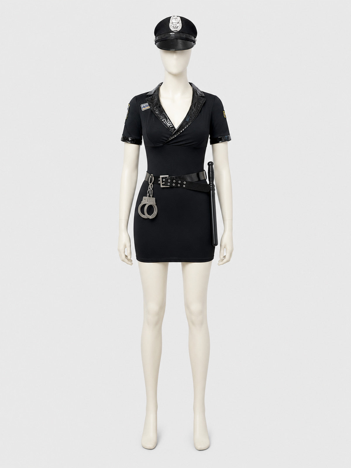 Police-Style Costume: Dress, Cap, and Accessories Costume Dresses detail