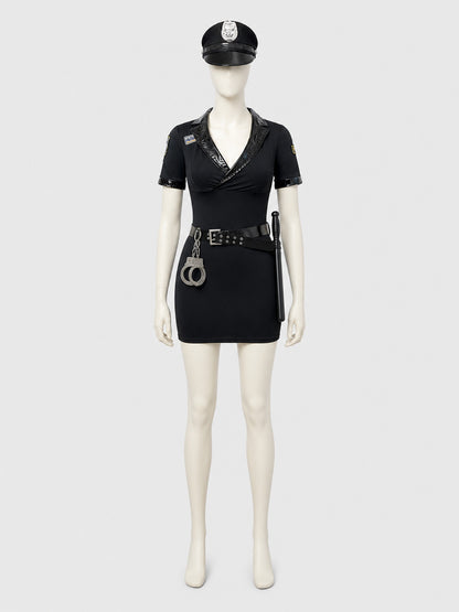 Police-Style Costume: Dress, Cap, and Accessories Costume Dresses detail