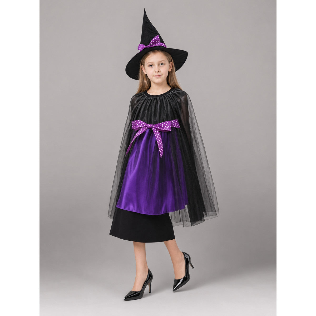 Purple Carnival Cloak with Witch Hat occasion guide