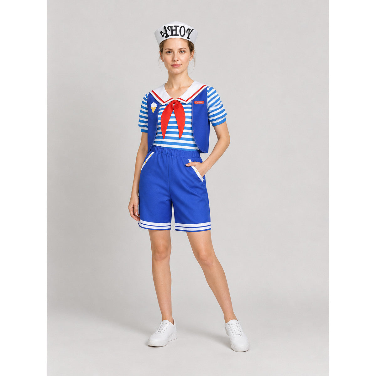 Stranger Things Cosplay Costume, Nautical Style Costumes detail