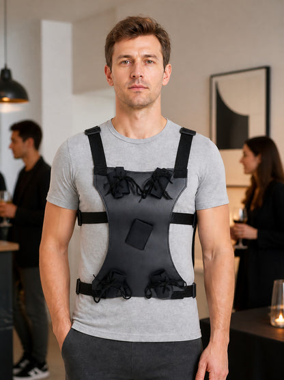 Holster Set with Adjustable Straps, Black lifestyle view