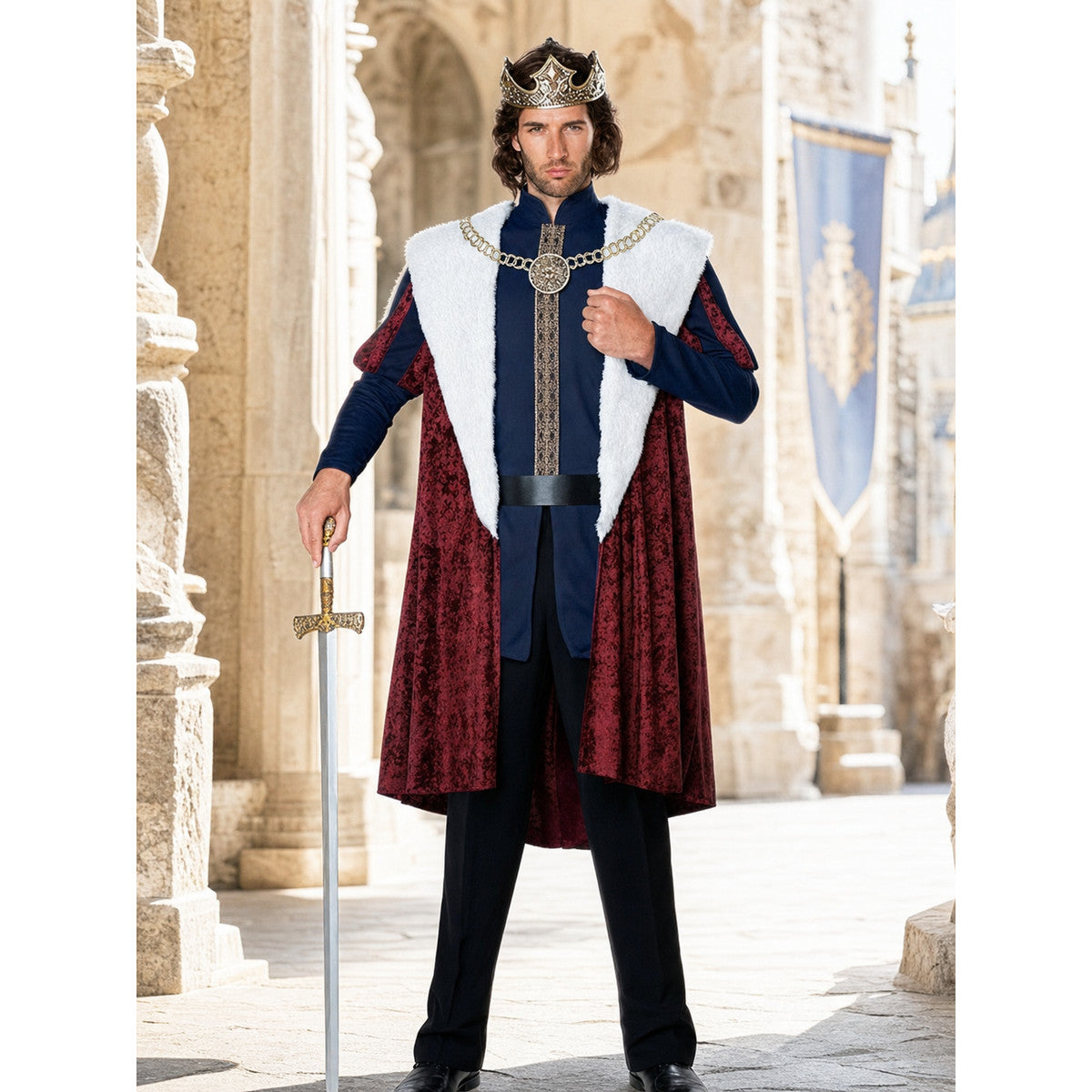 Medieval King Costume lifestyle view