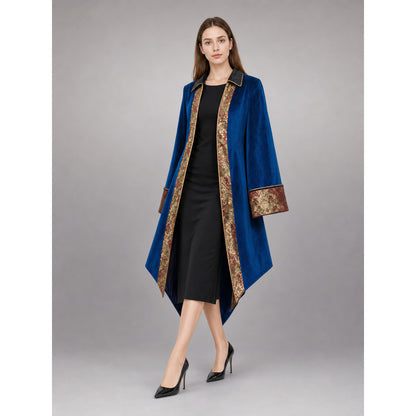 Vintage-Style Blue Carnival Tailcoat lifestyle