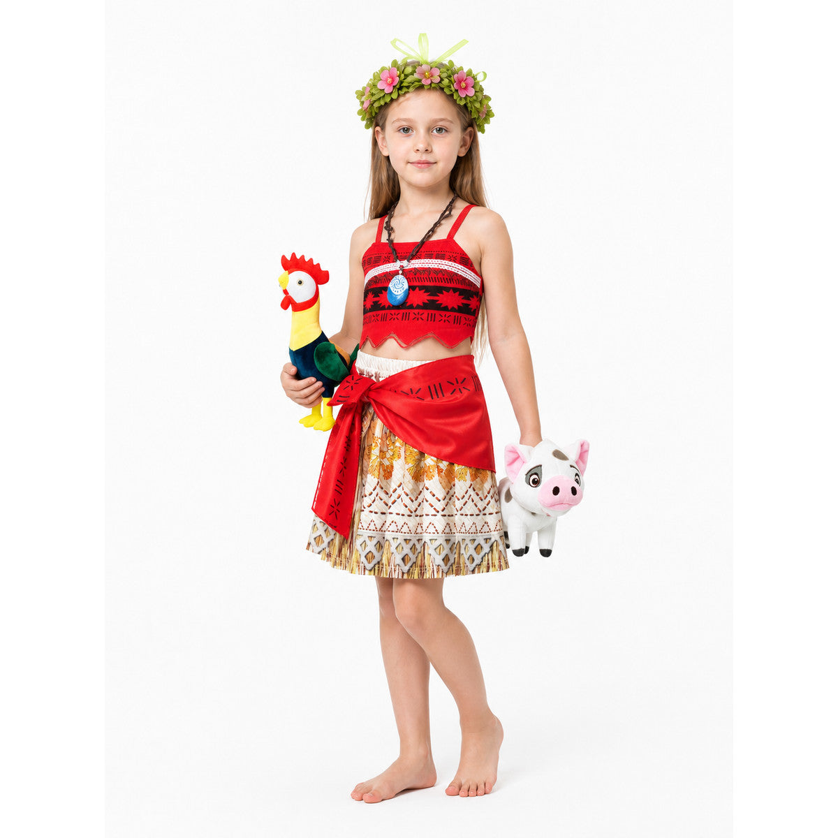 Children's carnival costume with an ethnic pattern and skirt Costumes detail