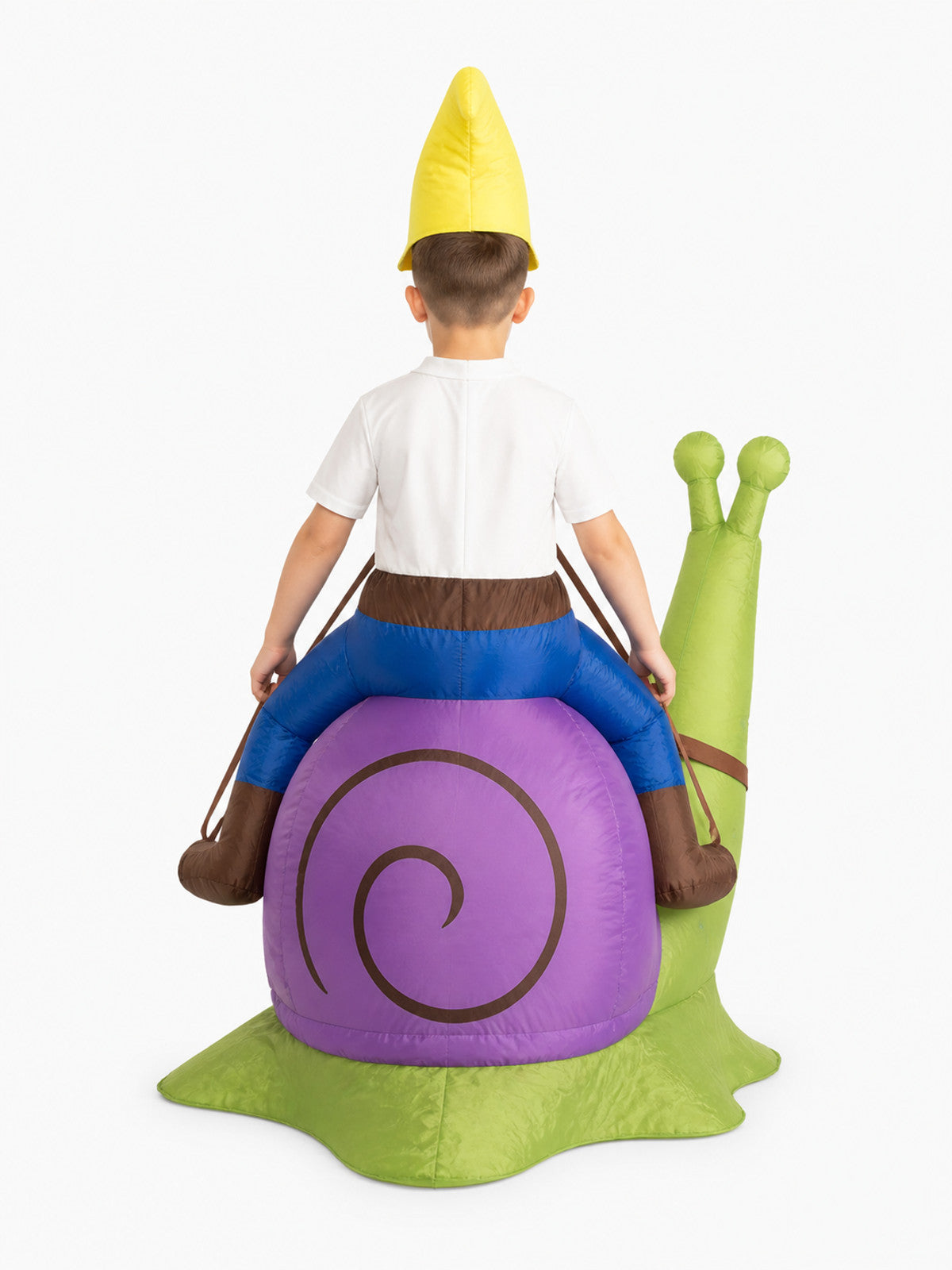 Inflatable Snail Costume with a Riding Effect back view