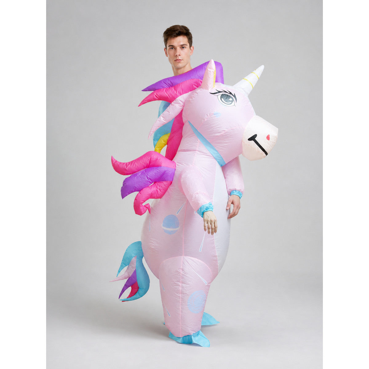 Inflatable Unicorn Costume with Wings for Parties lifestyle