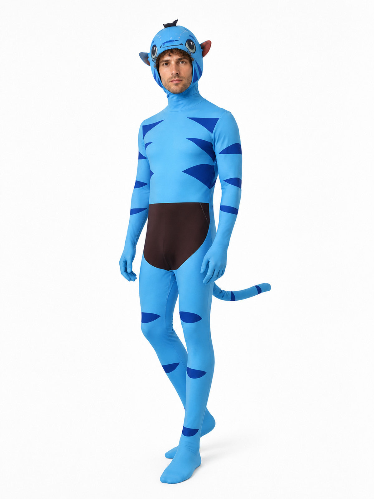 Alien Character Costume, Jumpsuit with Tail Costumes detail
