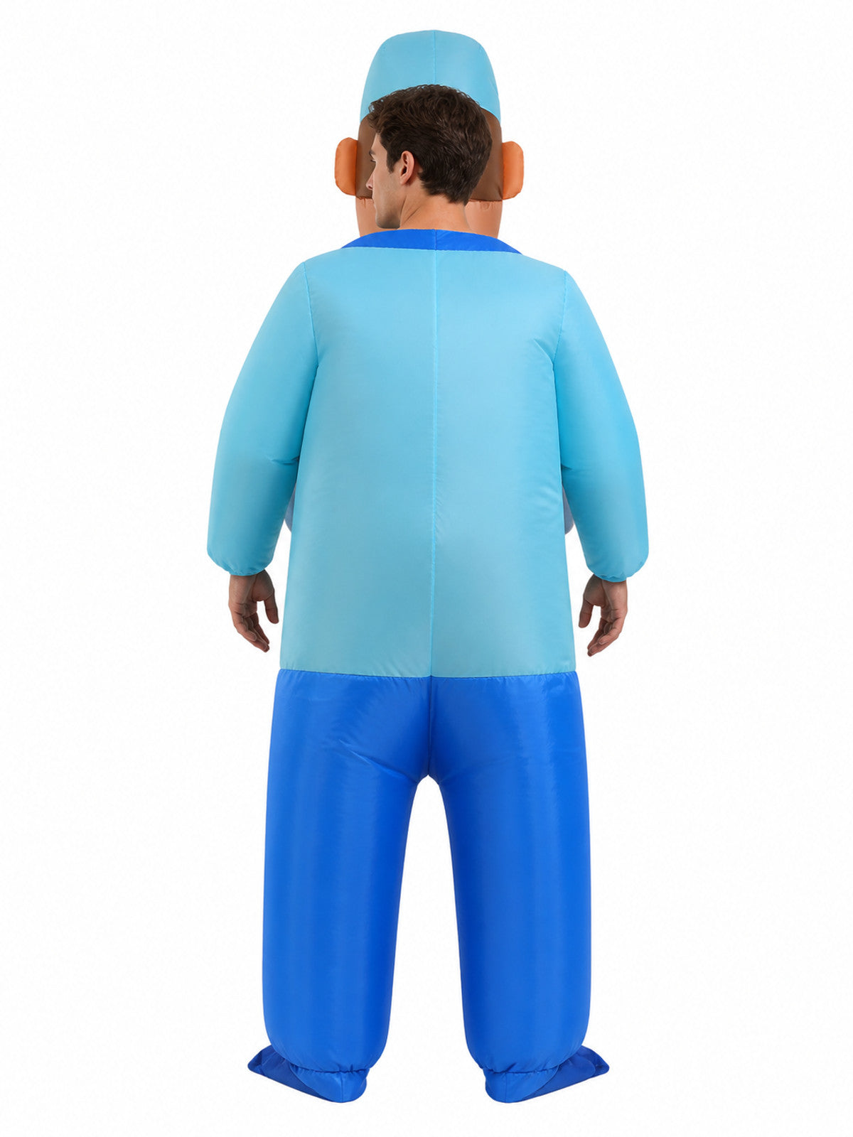 Funny Double Inflatable Halloween Costume back view