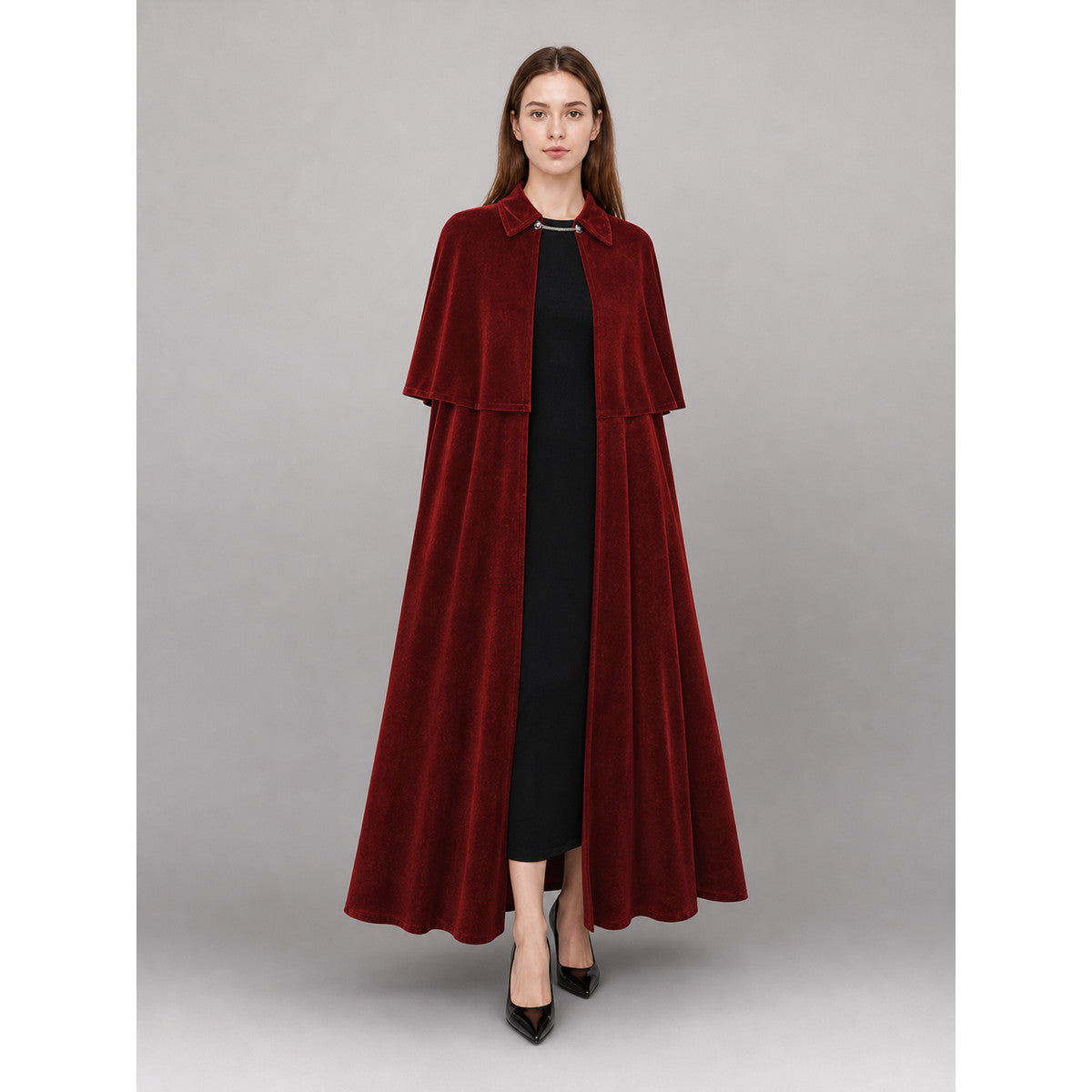 Long Burgundy Vampire Costume Cape occasion guide