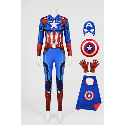 Captain America Costume with Cape and Mask Costume Capes detail