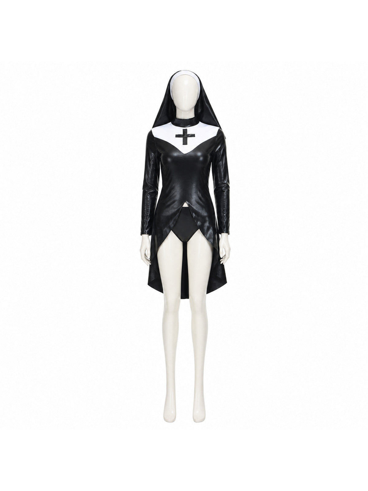 PU Punk Cross Halloween Costume Costumes detail