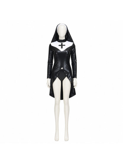 PU Punk Cross Halloween Costume Costumes detail