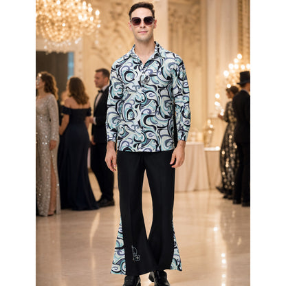 Retro Stage Costume: Shirt and Flared Pants