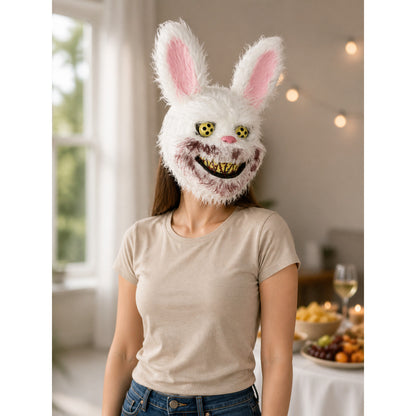 Scary Rabbit Carnival Headpiece for Halloween lifestyle view