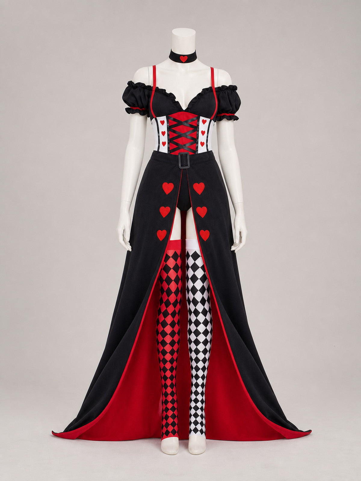 Retro Costume with Corset Dress and Accessories Costume Dresses detail