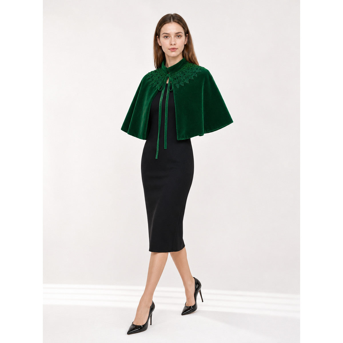 Dark Emerald Carnival Cloak with Collar occasion guide
