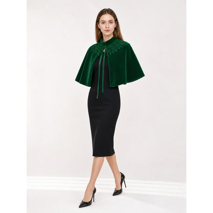 Dark Emerald Carnival Cloak with Collar occasion guide