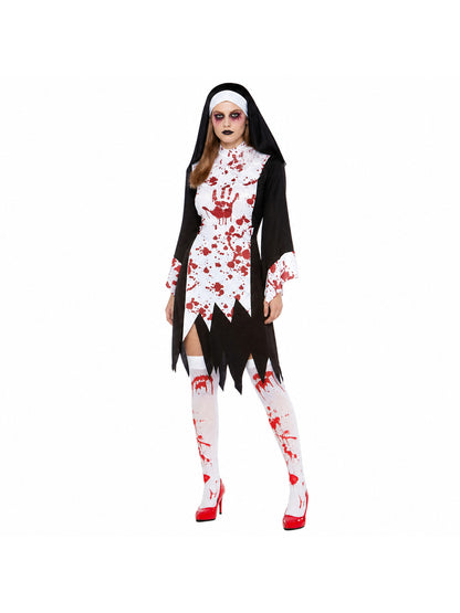 Costume with Bloodstains and a Jagged Hem Costumes detail