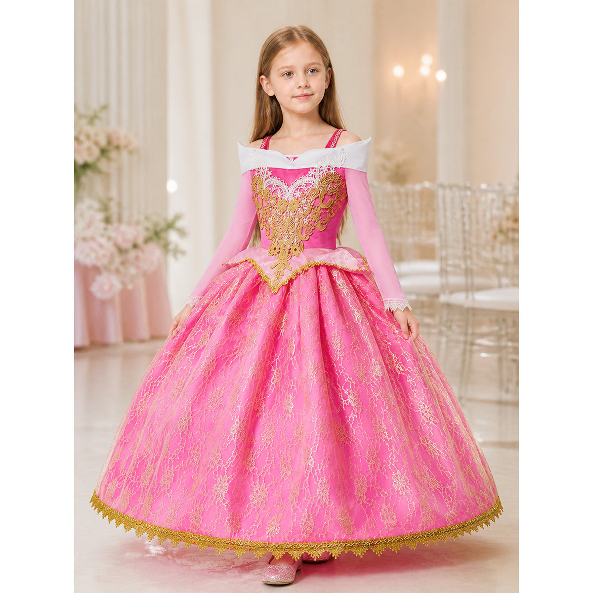 Princess Costume Dress for Halloween and Cosplay lifestyle view